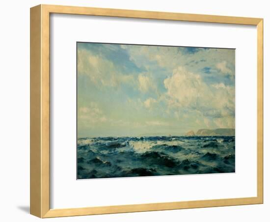 A Breezy Day Off the Isle of Wight, 1890-Henry Moore-Framed Giclee Print