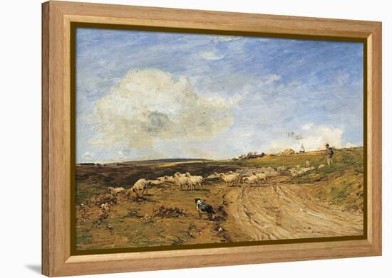 A Breezy Day-James Aumonier-Framed Premier Image Canvas