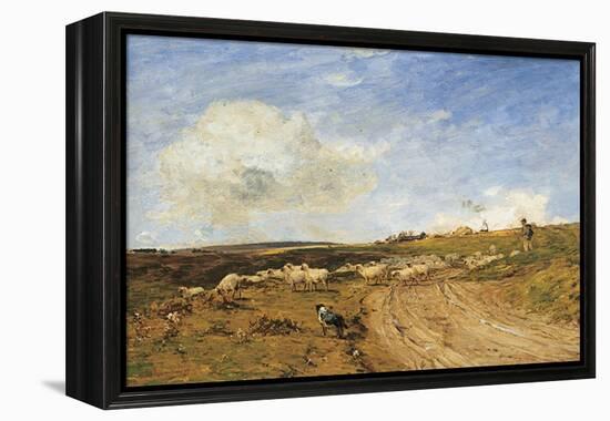 A Breezy Day-James Aumonier-Framed Premier Image Canvas