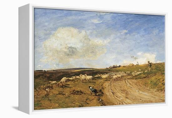 A Breezy Day-James Aumonier-Framed Premier Image Canvas