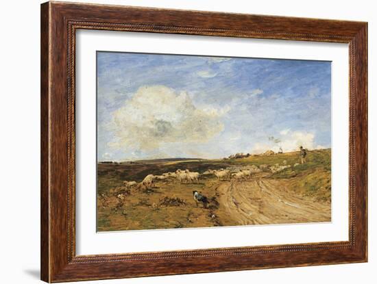 A Breezy Day-James Aumonier-Framed Giclee Print