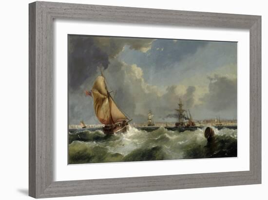 A Breezy Evening on the Mersey-William Callow-Framed Giclee Print