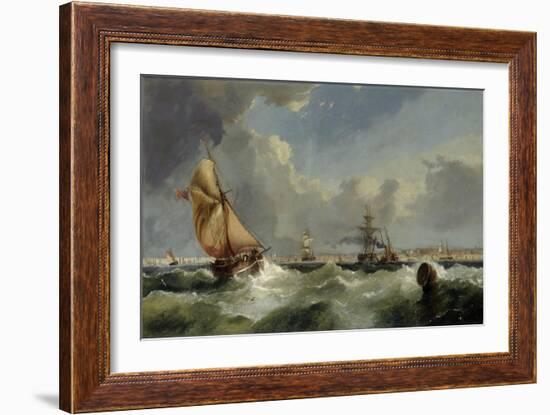 A Breezy Evening on the Mersey-William Callow-Framed Giclee Print