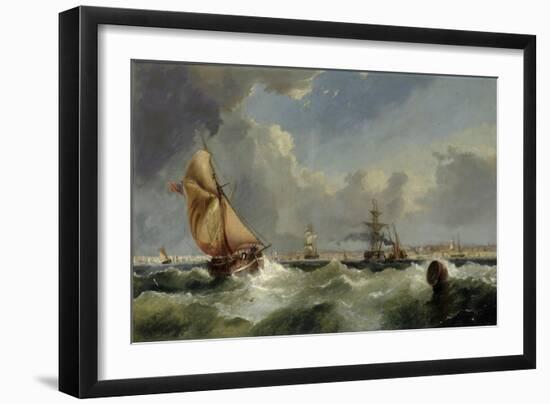 A Breezy Evening on the Mersey-William Callow-Framed Giclee Print