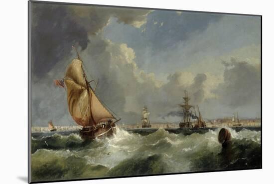 A Breezy Evening on the Mersey-William Callow-Mounted Giclee Print