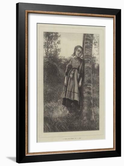 A Breton Girl, Evening-Frederick John Skill-Framed Giclee Print