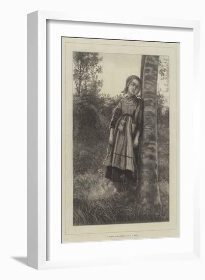 A Breton Girl, Evening-Frederick John Skill-Framed Giclee Print