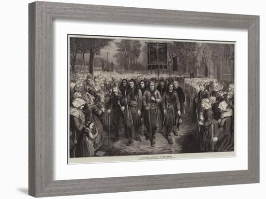 A Breton Pilgrimage-Jules Breton-Framed Giclee Print