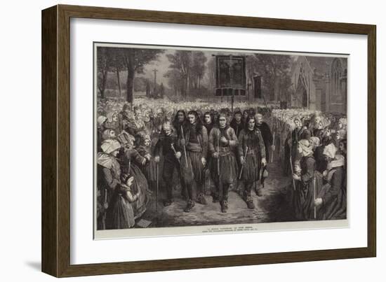 A Breton Pilgrimage-Jules Breton-Framed Giclee Print