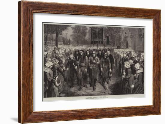 A Breton Pilgrimage-Jules Breton-Framed Giclee Print