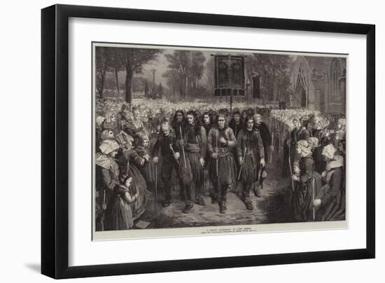 A Breton Pilgrimage-Jules Breton-Framed Giclee Print