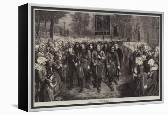 A Breton Pilgrimage-Jules Breton-Framed Premier Image Canvas