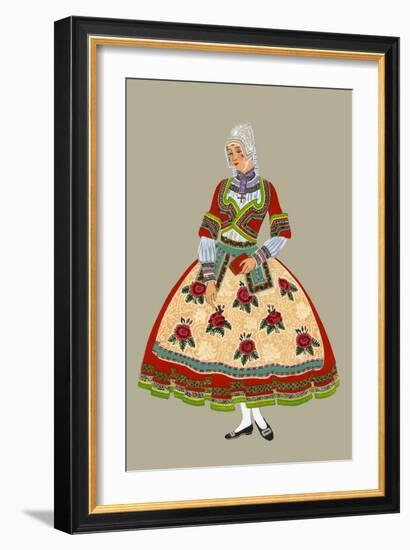 A Breton Wife-Elizabeth Whitney Moffat-Framed Art Print