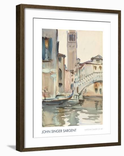 A Bridge and Campanile, Venice, 1902/04-John Singer Sargent-Framed Art Print