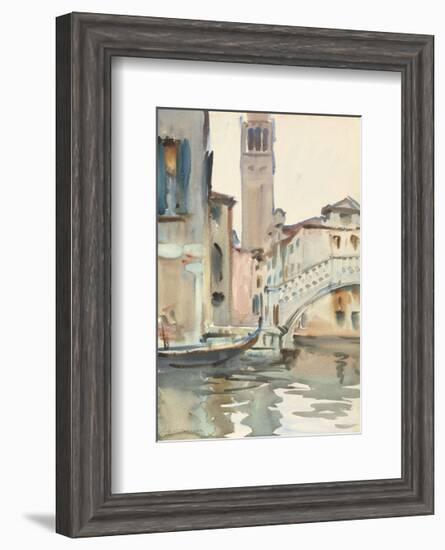 A Bridge and Campanile, Venice, 1902/04-John Singer Sargent-Framed Art Print