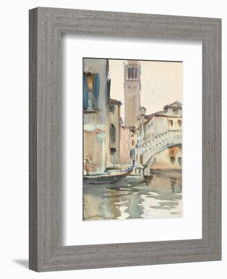 A Bridge and Campanile, Venice, 1902/04-John Singer Sargent-Framed Art Print