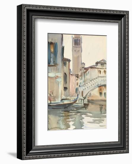 A Bridge and Campanile, Venice, 1902/04-John Singer Sargent-Framed Art Print