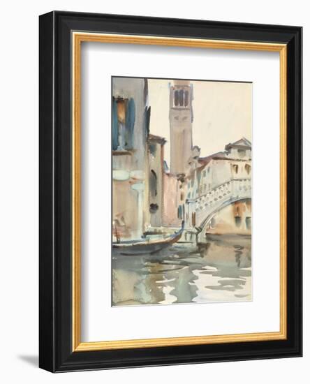 A Bridge and Campanile, Venice, 1902/04-John Singer Sargent-Framed Art Print