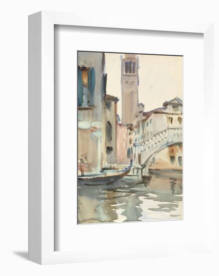 A Bridge and Campanile, Venice, 1902/04-John Singer Sargent-Framed Art Print