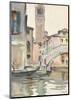 A Bridge and Campanile, Venice, 1902/04-John Singer Sargent-Mounted Art Print