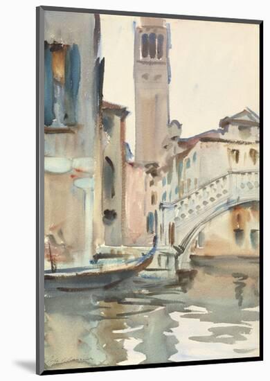 A Bridge and Campanile, Venice, 1902/04-John Singer Sargent-Mounted Art Print