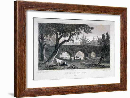 A Bridge at Eltham Palace, Kent, 1828-Henry Adlard-Framed Giclee Print