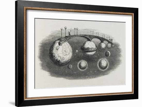 A Bridge Between Planets-Jean Gerard-Framed Giclee Print