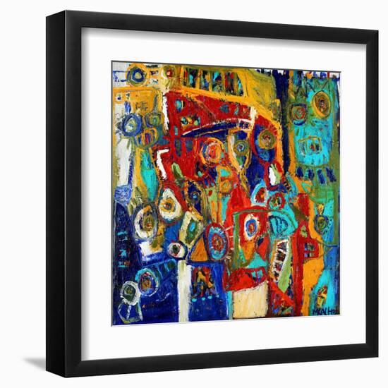 A Bridge of Colour-Martin Kalhoej-Framed Art Print