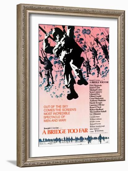 A Bridge Too Far, poster art, 1977-null-Framed Art Print