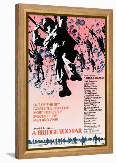 A Bridge Too Far, poster art, 1977-null-Framed Stretched Canvas