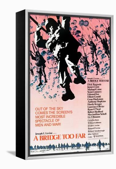 A Bridge Too Far, poster art, 1977-null-Framed Stretched Canvas