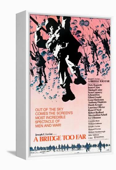 A Bridge Too Far, poster art, 1977-null-Framed Stretched Canvas