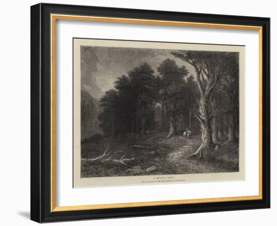 A Bridle Path-Peter Graham-Framed Giclee Print