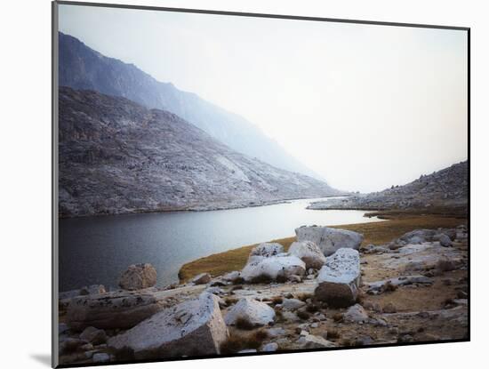 A Bright Sunset Over Guitar Lake On The West Side Of The Sierra Nevada, Below Mount Whitney-Ron Koeberer-Mounted Photographic Print