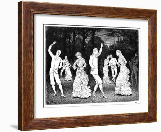 A Brilliant Idea, 1881-George Du Maurier-Framed Giclee Print