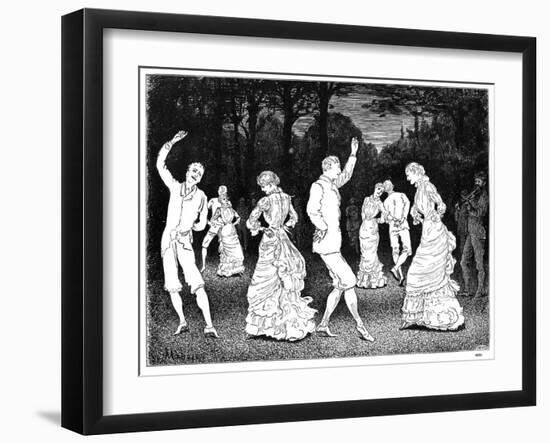 A Brilliant Idea, 1881-George Du Maurier-Framed Giclee Print