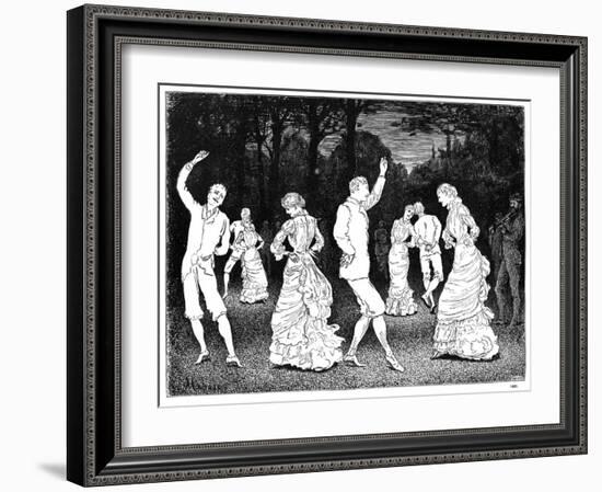 A Brilliant Idea, 1881-George Du Maurier-Framed Giclee Print