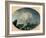 A British Man of War in Rough Seas off a Rocky Coast-Charles Brooking-Framed Giclee Print