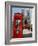 A British Telecom Red Phone Box-null-Framed Photographic Print