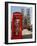 A British Telecom Red Phone Box-null-Framed Photographic Print