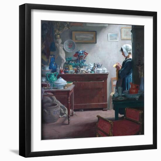 A Brittany Antique Shop, 1911-Ernest Procter-Framed Giclee Print