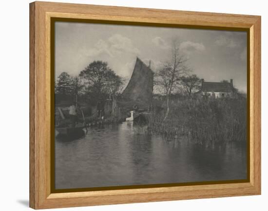 A Brodman's Cottage (Cottage of a Peasant of Norfolk)-Peter Henry Emerson-Framed Premier Image Canvas