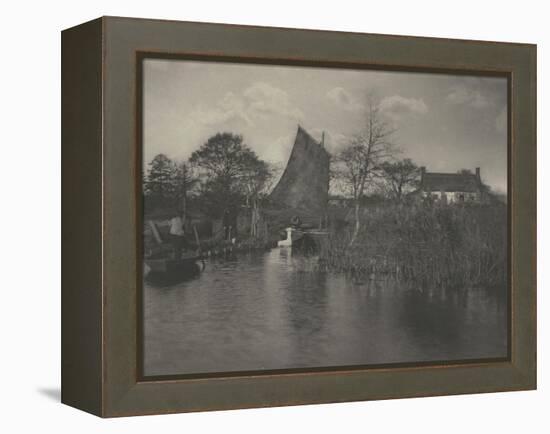 A Brodman's Cottage (Cottage of a Peasant of Norfolk)-Peter Henry Emerson-Framed Premier Image Canvas