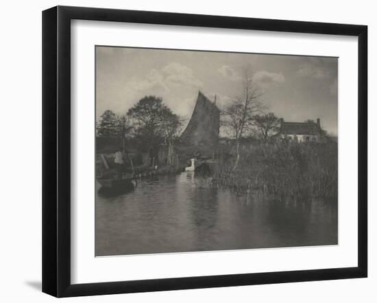 A Brodman's Cottage (Cottage of a Peasant of Norfolk)-Peter Henry Emerson-Framed Giclee Print