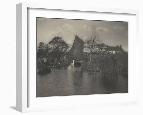 A Brodman's Cottage (Cottage of a Peasant of Norfolk)-Peter Henry Emerson-Framed Giclee Print