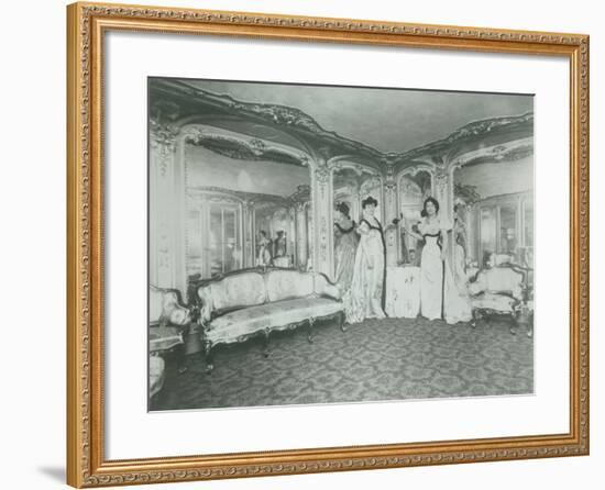 A Brothel in Paris, the Lords Lounge, C. 1900-null-Framed Photographic Print