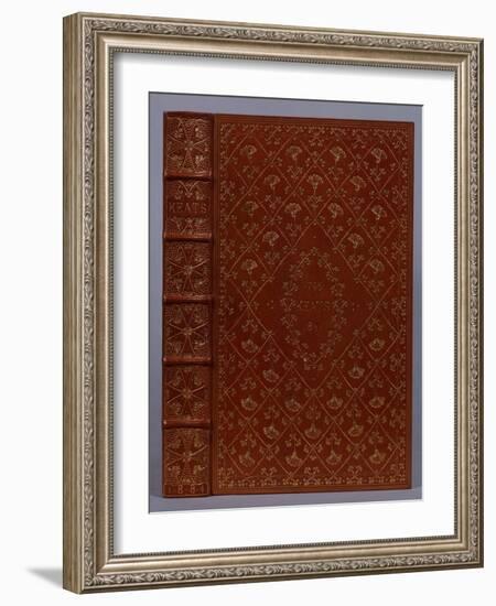 A Brown Morocco Gilt Binding by T.J. Cobden-Sanderson of 'The Poetical Works of John Keats', 1889-Henry Thomas Alken-Framed Giclee Print