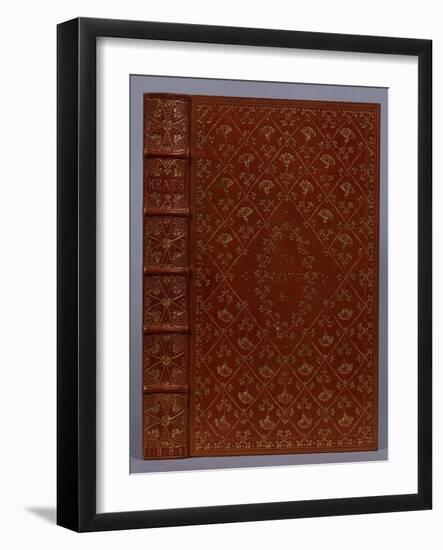 A Brown Morocco Gilt Binding by T.J. Cobden-Sanderson of 'The Poetical Works of John Keats', 1889-Henry Thomas Alken-Framed Giclee Print