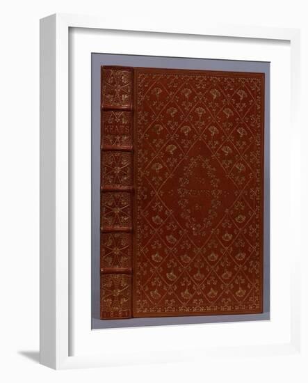 A Brown Morocco Gilt Binding by T.J. Cobden-Sanderson of 'The Poetical Works of John Keats', 1889-Henry Thomas Alken-Framed Giclee Print