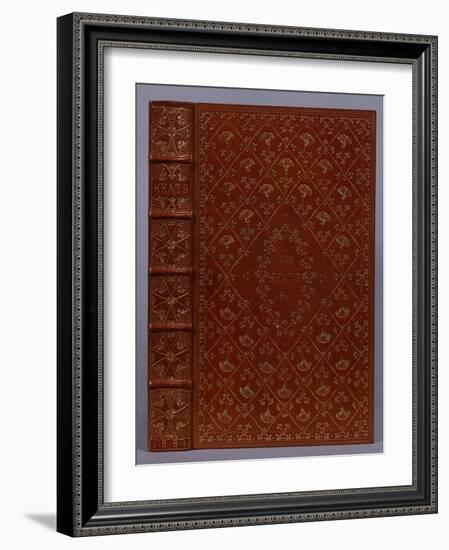 A Brown Morocco Gilt Binding by T.J. Cobden-Sanderson of 'The Poetical Works of John Keats', 1889-Henry Thomas Alken-Framed Giclee Print